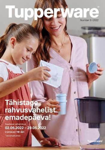 Tupperware kliendileht - Tähistage rahvusvahelist emadepäeva!