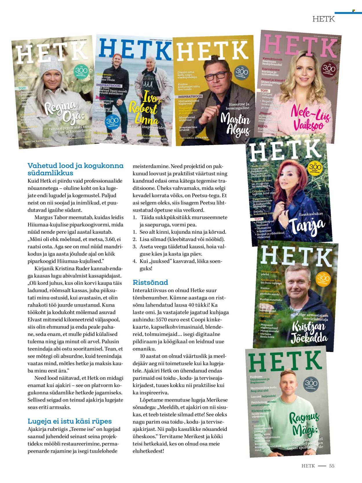Coop kliendileht - 04.03.2025 - 31.05.2025. Lehekülg 1