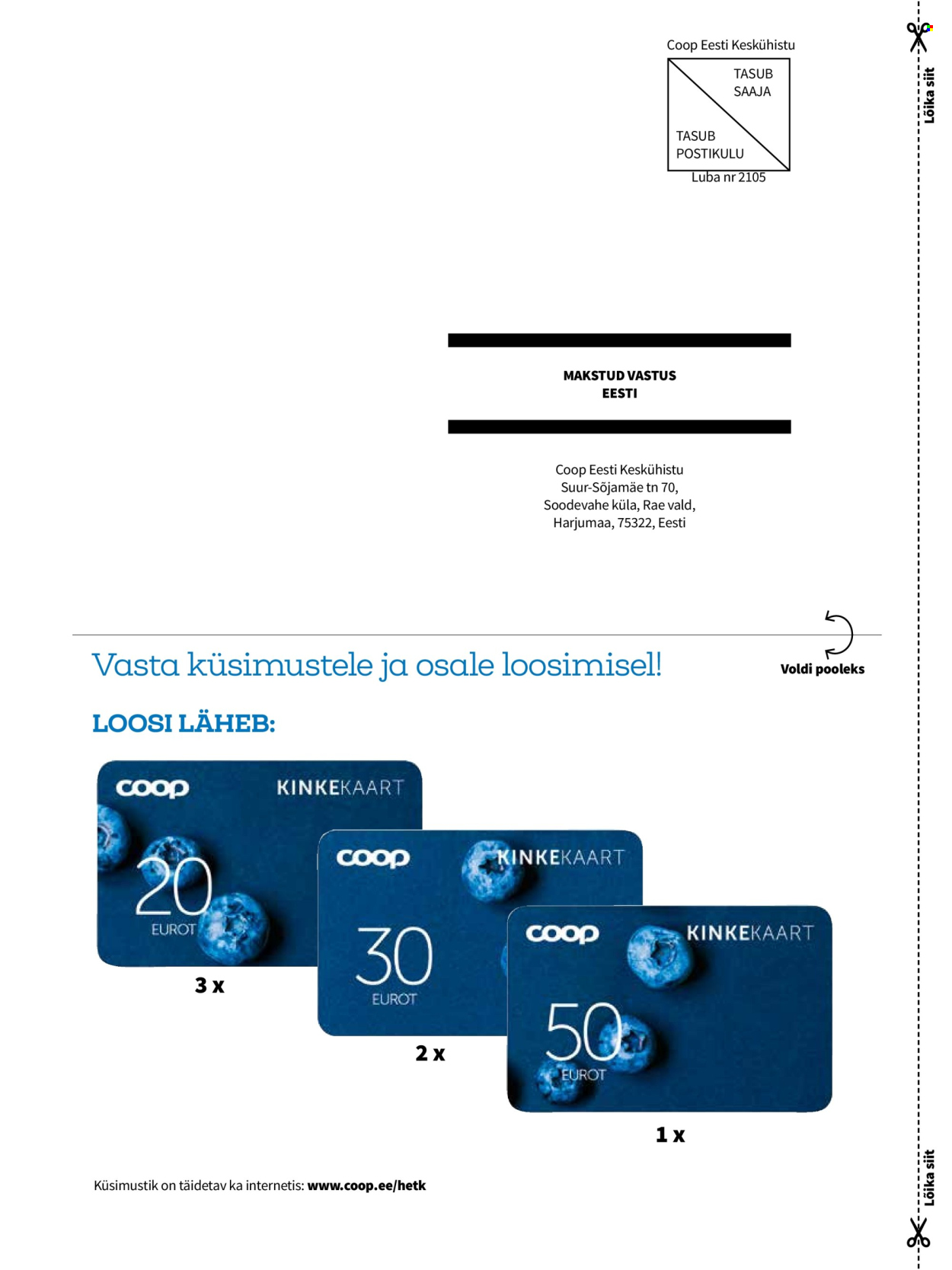 Coop kliendileht - 04.03.2025 - 31.05.2025. Lehekülg 1
