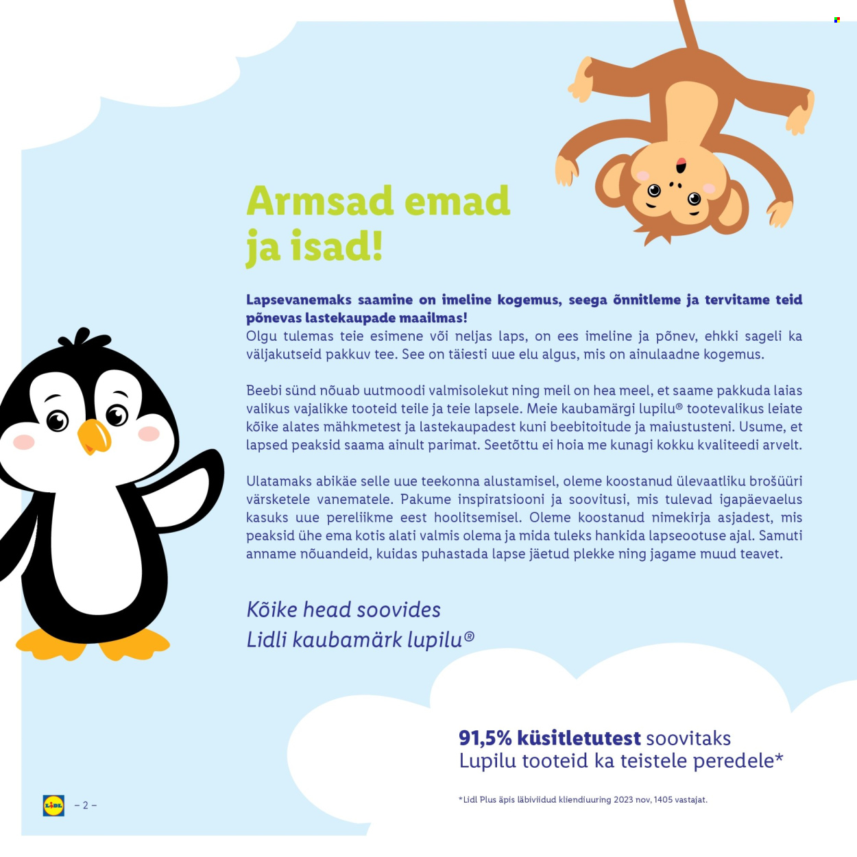 Lidl kliendileht. Lehekülg 1