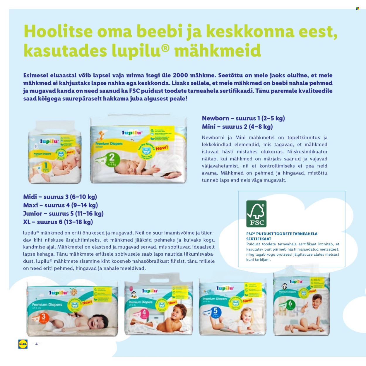 Lidl kliendileht. Lehekülg 1