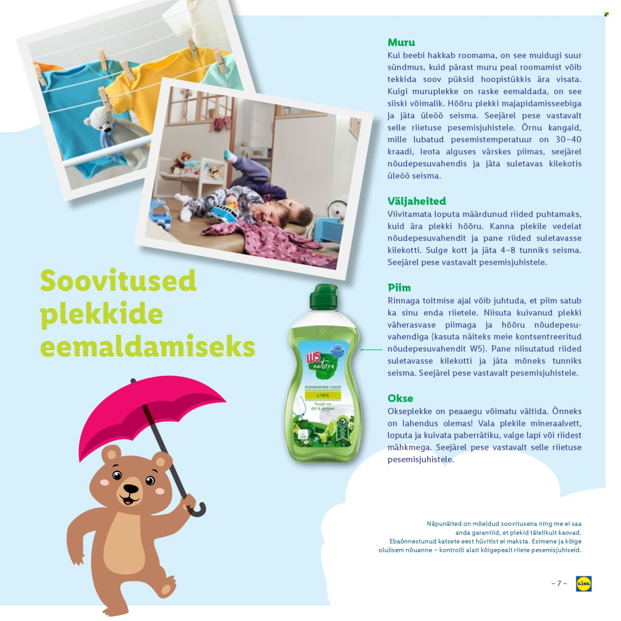 Lidl kliendileht. Lehekülg 1