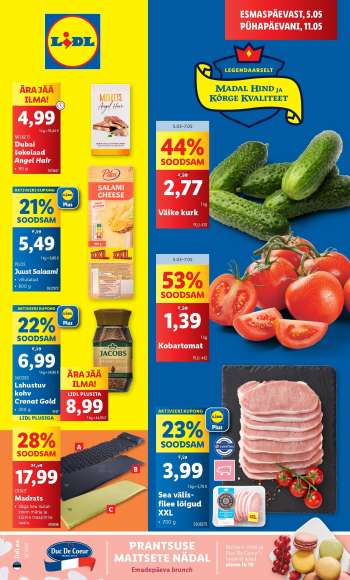 Kaupluse Lidl kliendileht - 05.05.2025 - 11.05.2025.