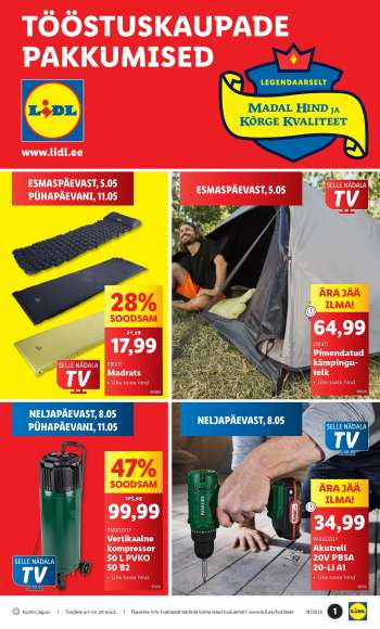 Kaupluse Lidl kliendileht - 05.05.2025 - 11.05.2025.