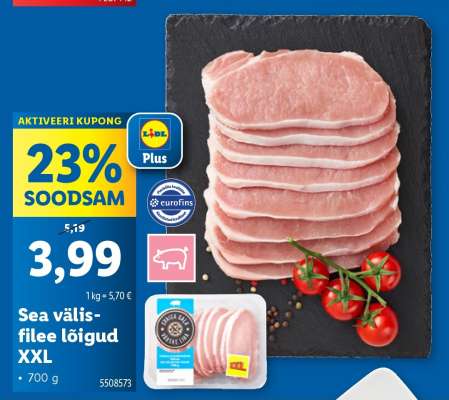 Sea välisfilee lõigud XXL