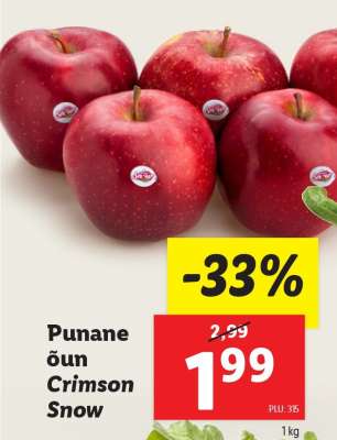 Punane õun Crimson Snow