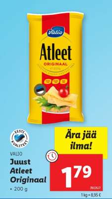 Valio Juust Atleet Originaal