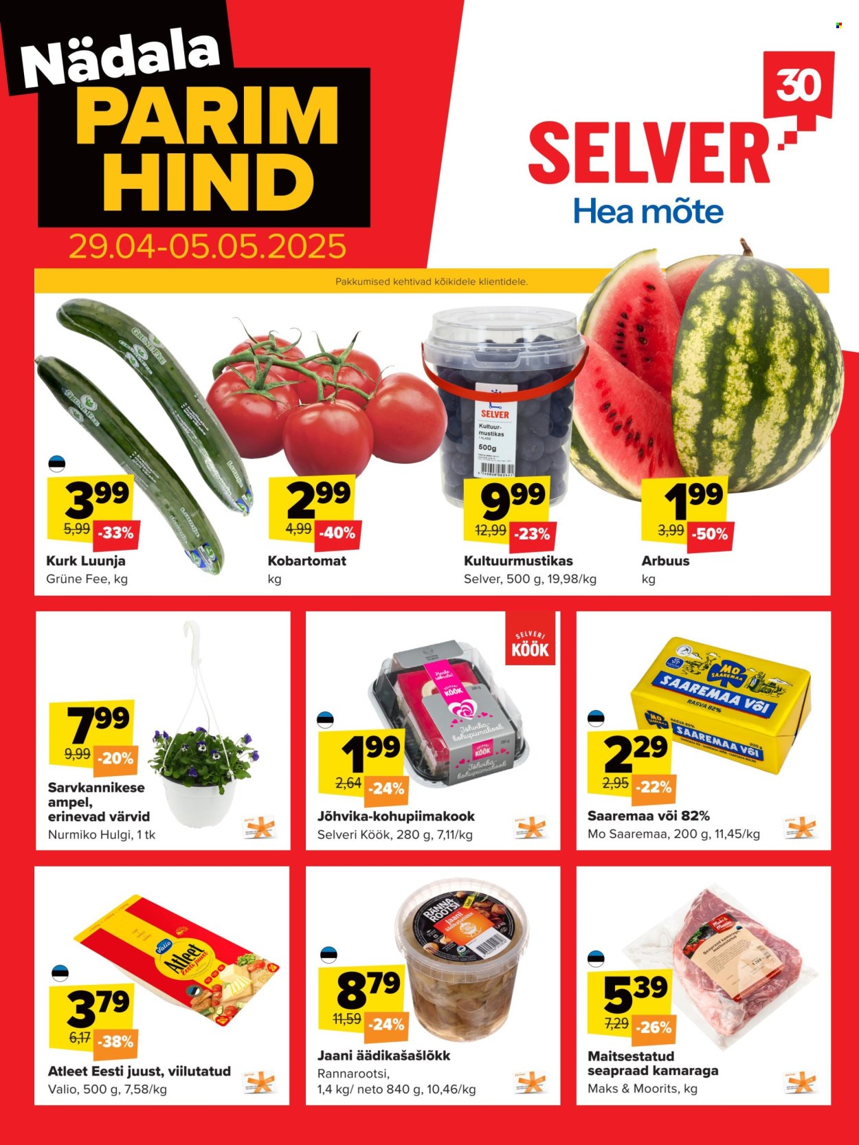 Selver kliendileht - 29.04.2025 - 05.05.2025. Lehekülg 1