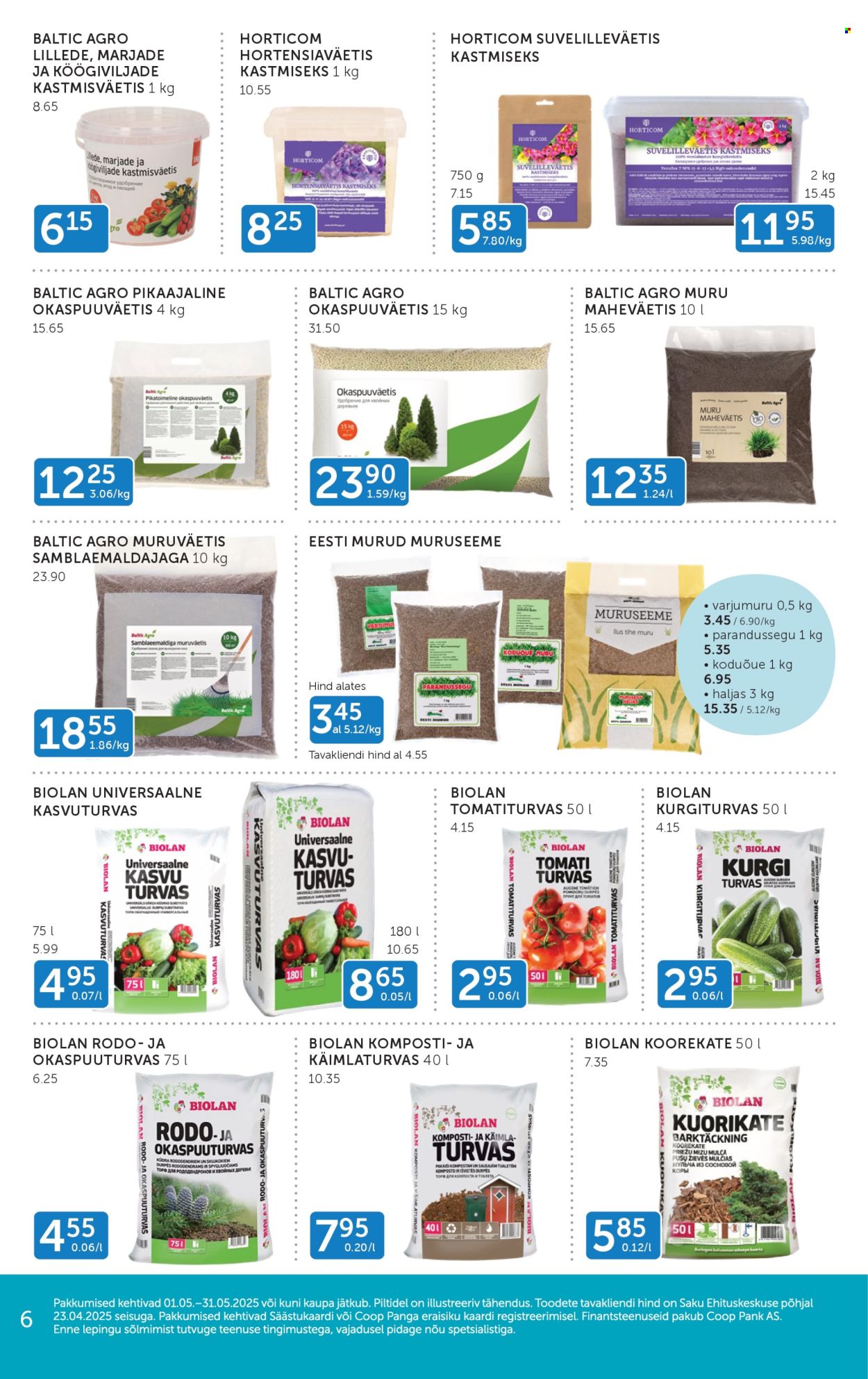 Coop kliendileht - 01.05.2025 - 31.05.2025. Lehekülg 1