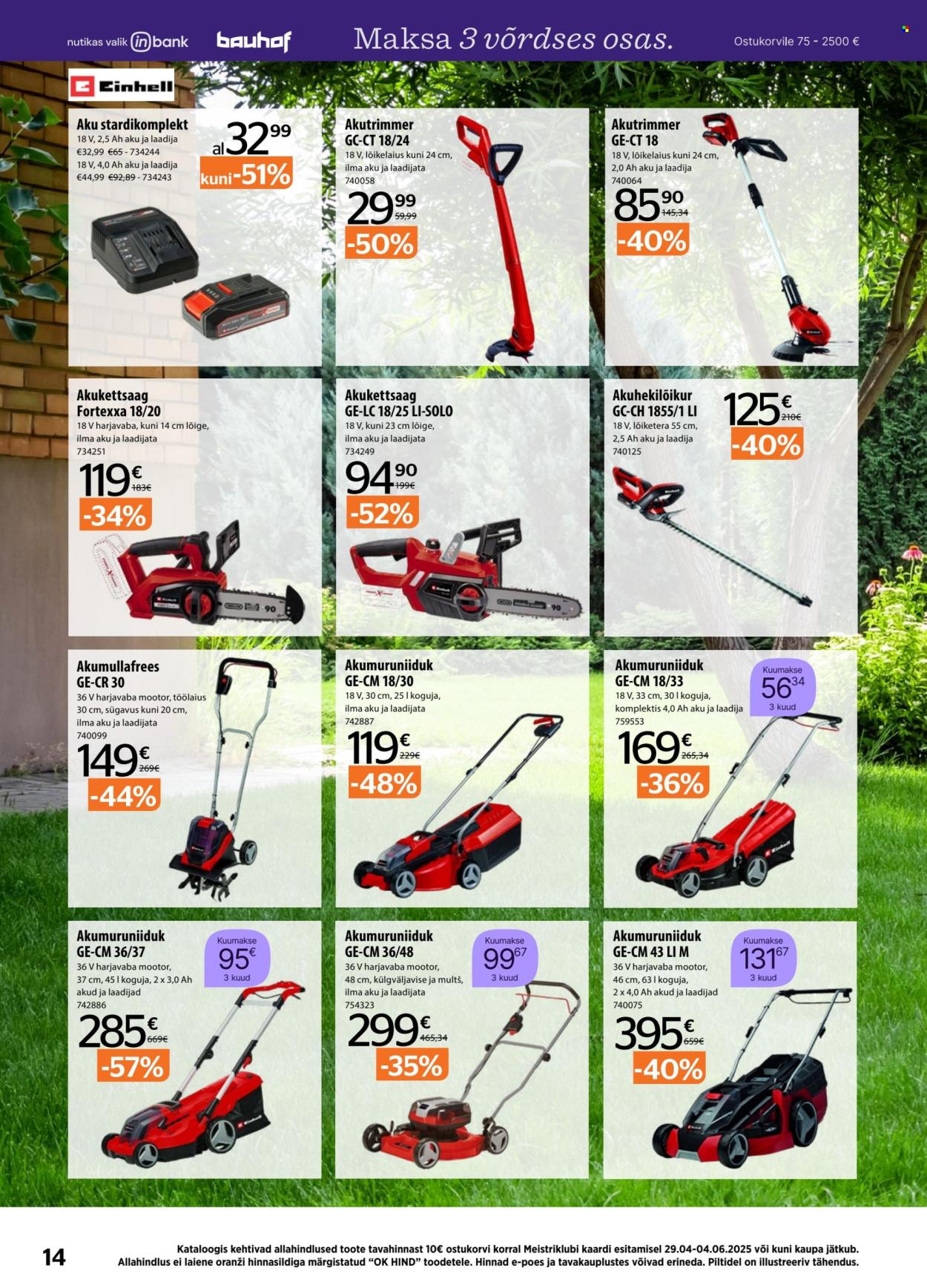 Bauhof kliendileht - 29.04.2025 - 04.06.2025. Lehekülg 1