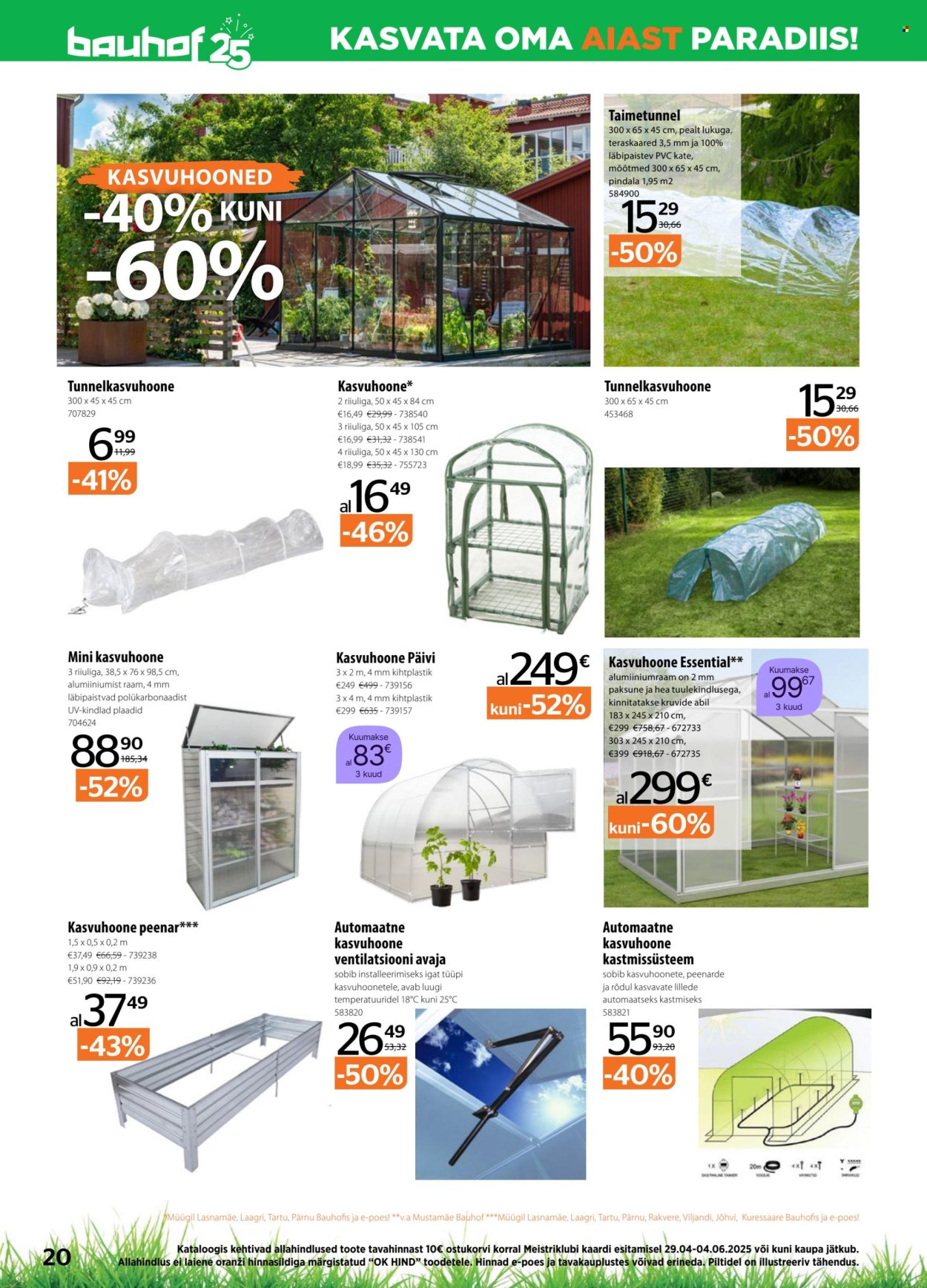 Bauhof kliendileht - 29.04.2025 - 04.06.2025. Lehekülg 1
