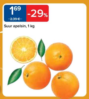 Suur apelsin, 1 kg