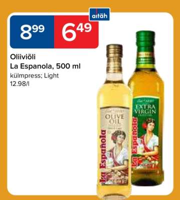 Oliiviõli La Espanola, 500 ml