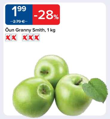 Õun Granny Smith, 1 kg