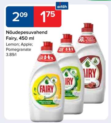 Nõudepesuvahend Fairy, 450 ml