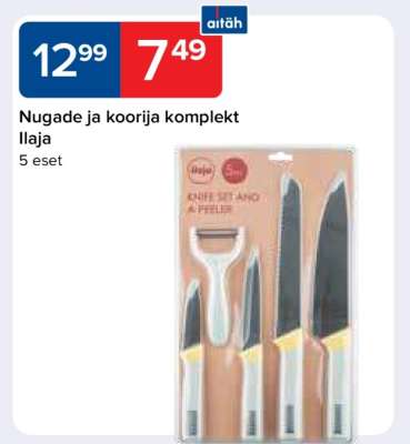 Nugade ja koorija komplekt Ilaja