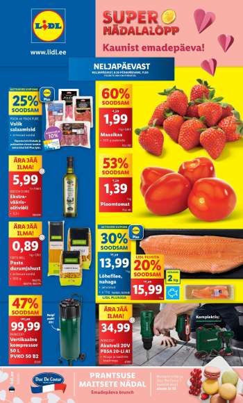 Kaupluse Lidl kliendileht - 08.05.2025 - 11.05.2025.