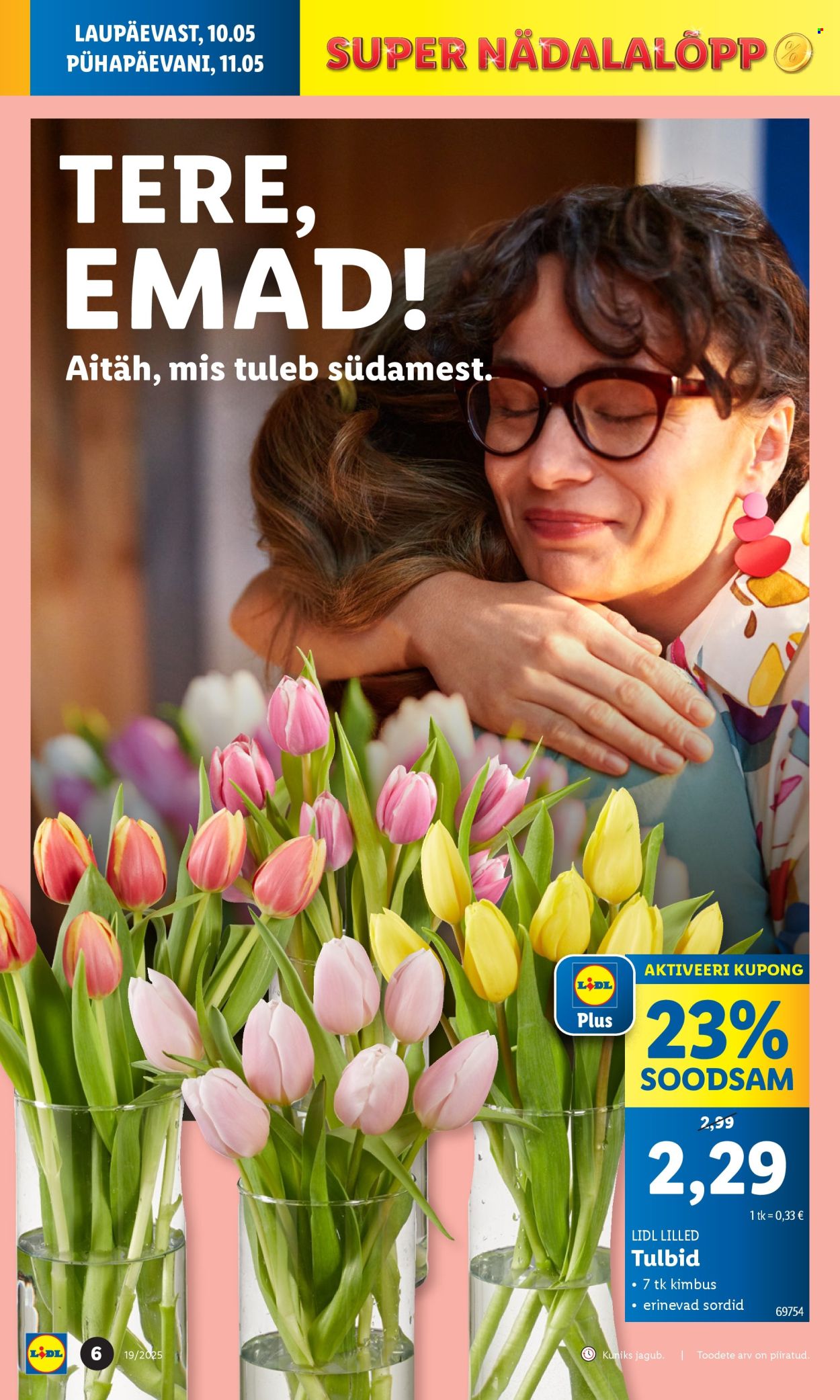 Lidl kliendileht - 08.05.2025 - 11.05.2025. Lehekülg 1