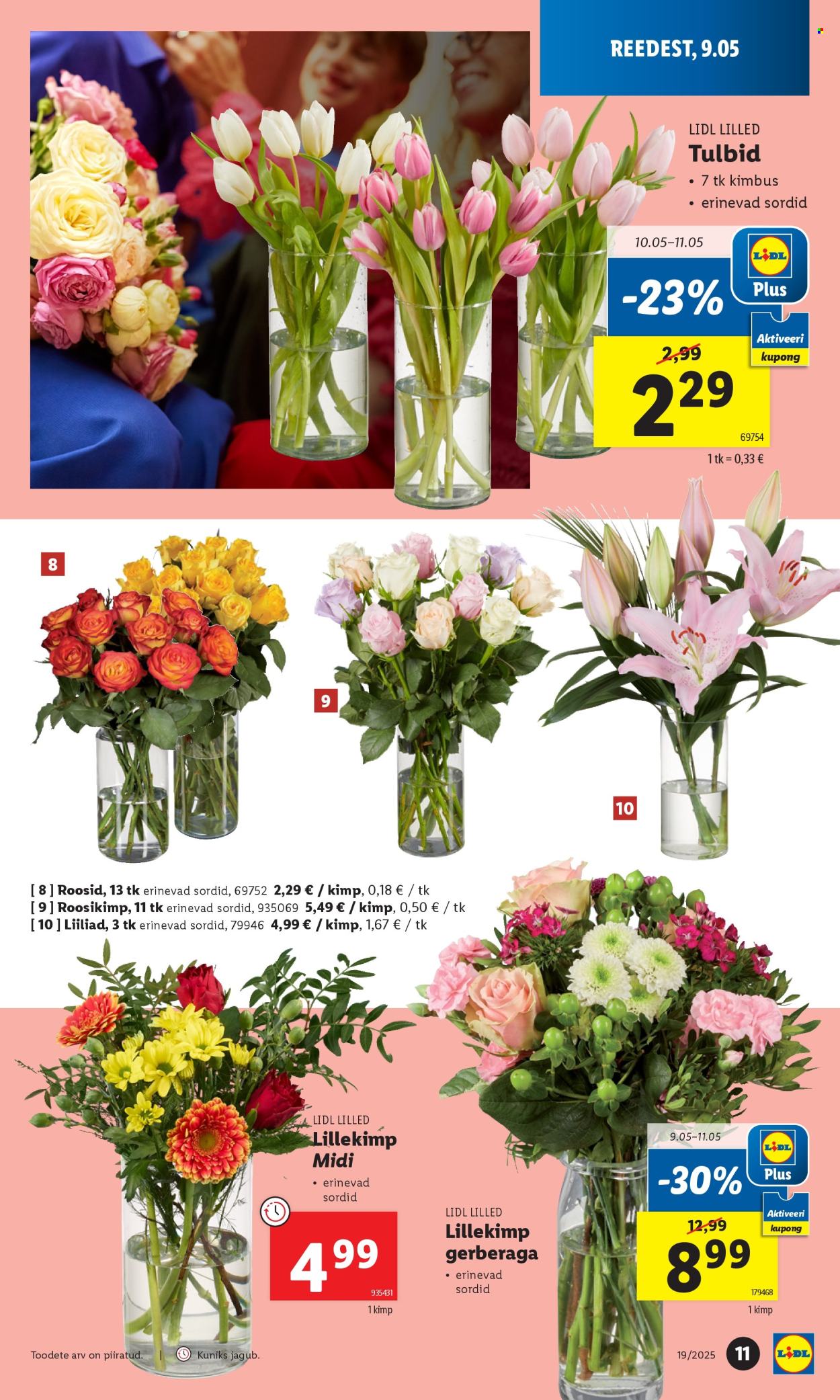 Lidl kliendileht - 08.05.2025 - 11.05.2025. Lehekülg 1