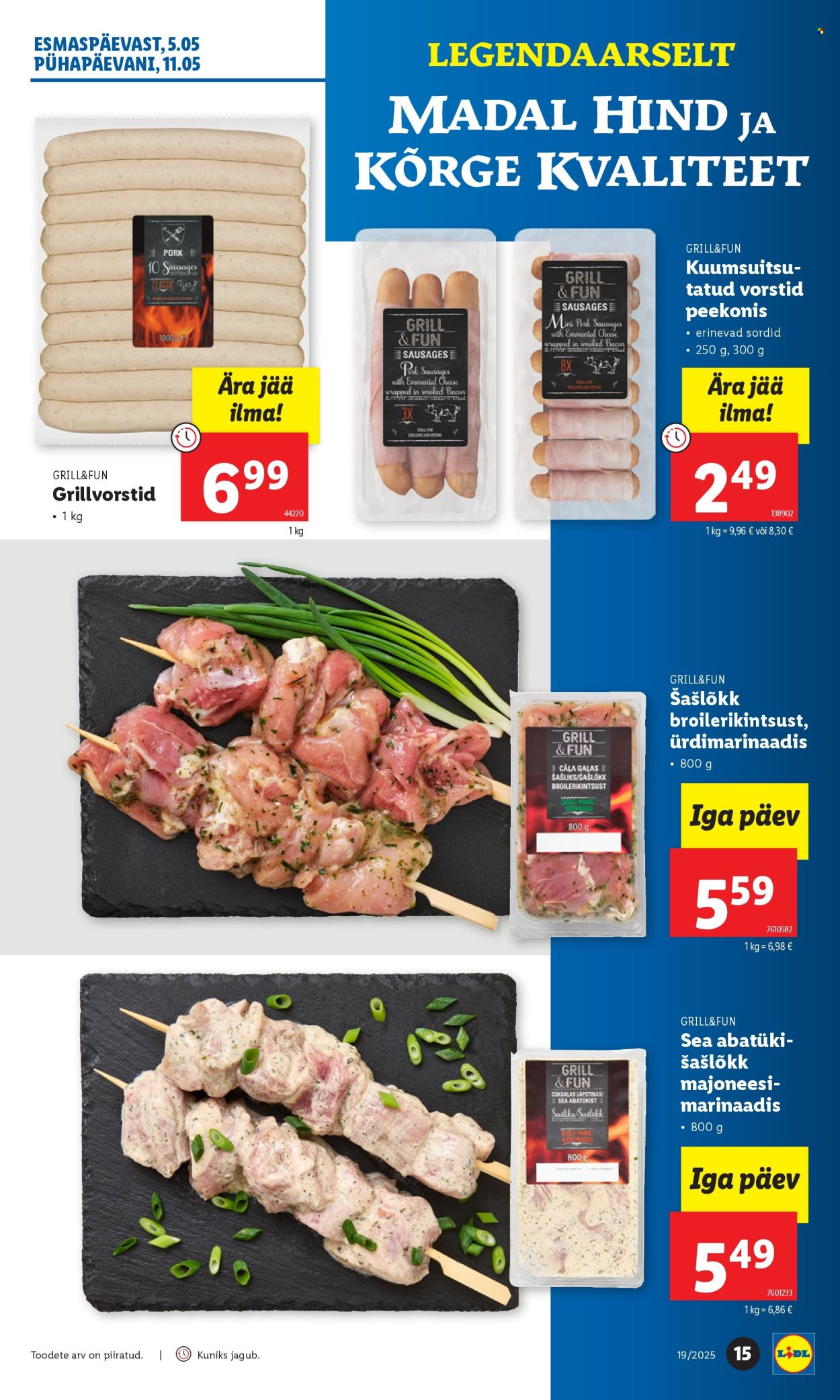 Lidl kliendileht - 08.05.2025 - 11.05.2025. Lehekülg 1
