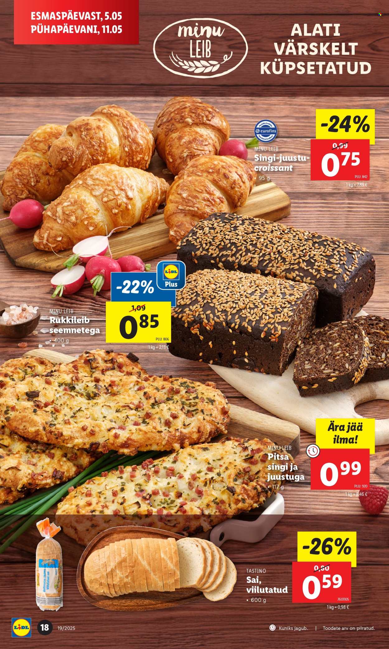 Lidl kliendileht - 08.05.2025 - 11.05.2025. Lehekülg 1