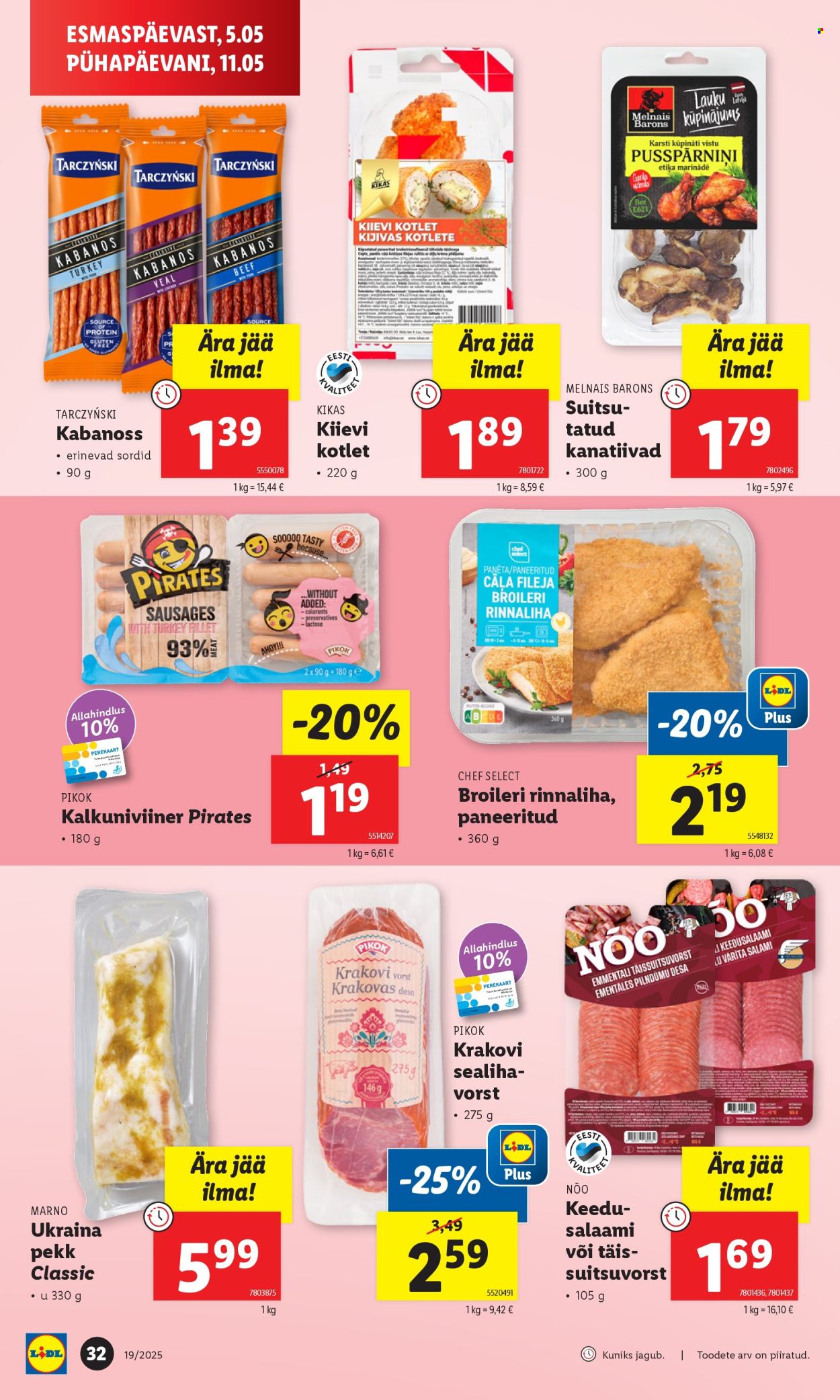 Lidl kliendileht - 08.05.2025 - 11.05.2025. Lehekülg 1
