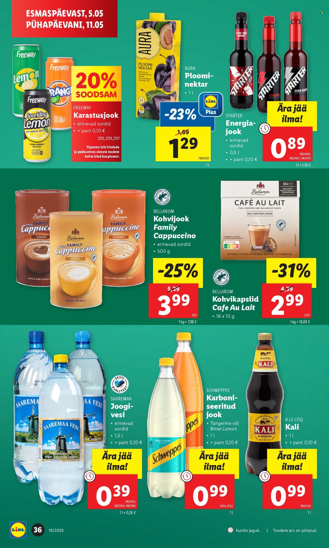Lidl kliendileht - 08.05.2025 - 11.05.2025. Lehekülg 1