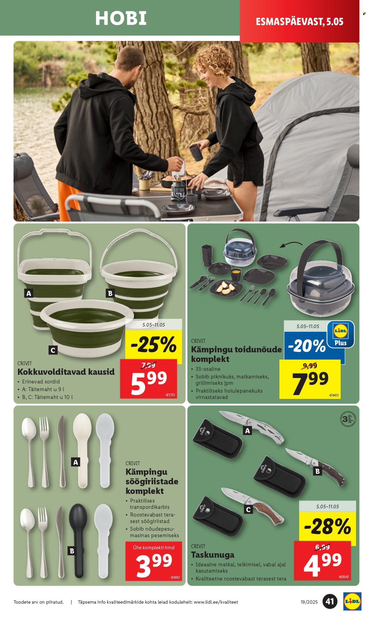 Lidl kliendileht - 08.05.2025 - 11.05.2025. Lehekülg 1