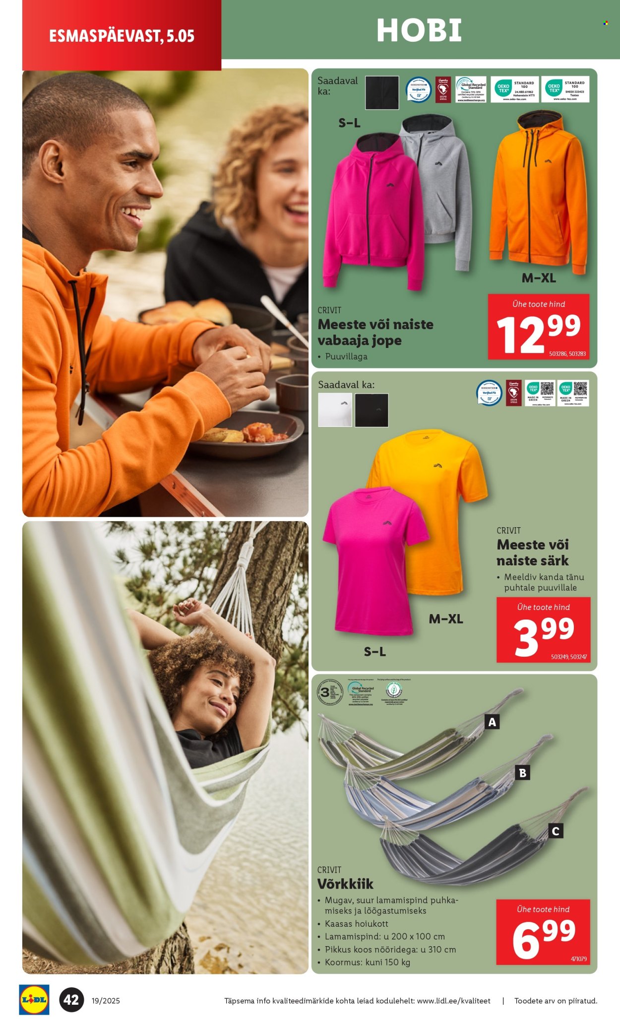Lidl kliendileht - 08.05.2025 - 11.05.2025. Lehekülg 1