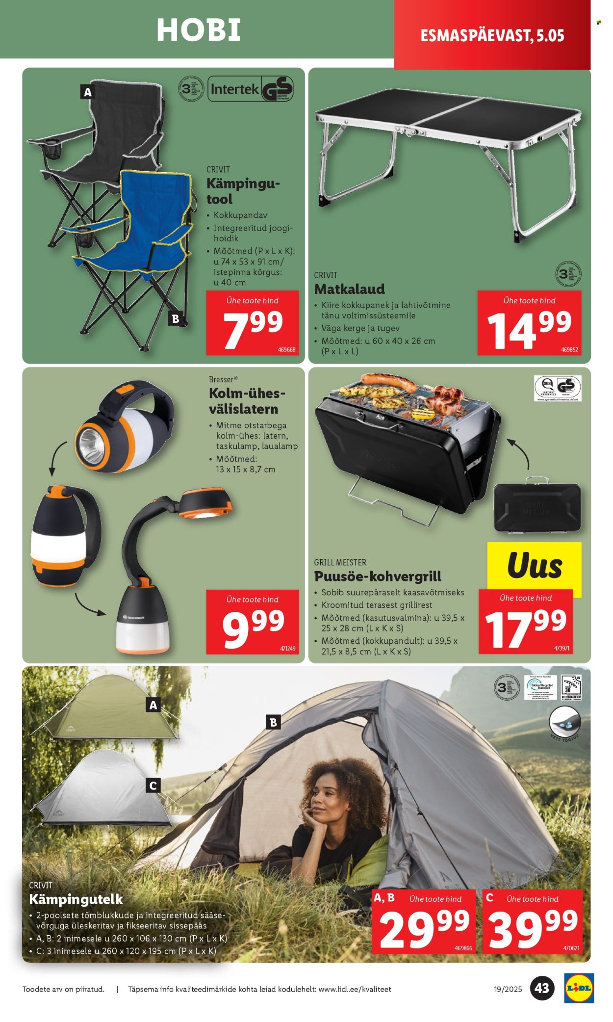 Lidl kliendileht - 08.05.2025 - 11.05.2025. Lehekülg 1