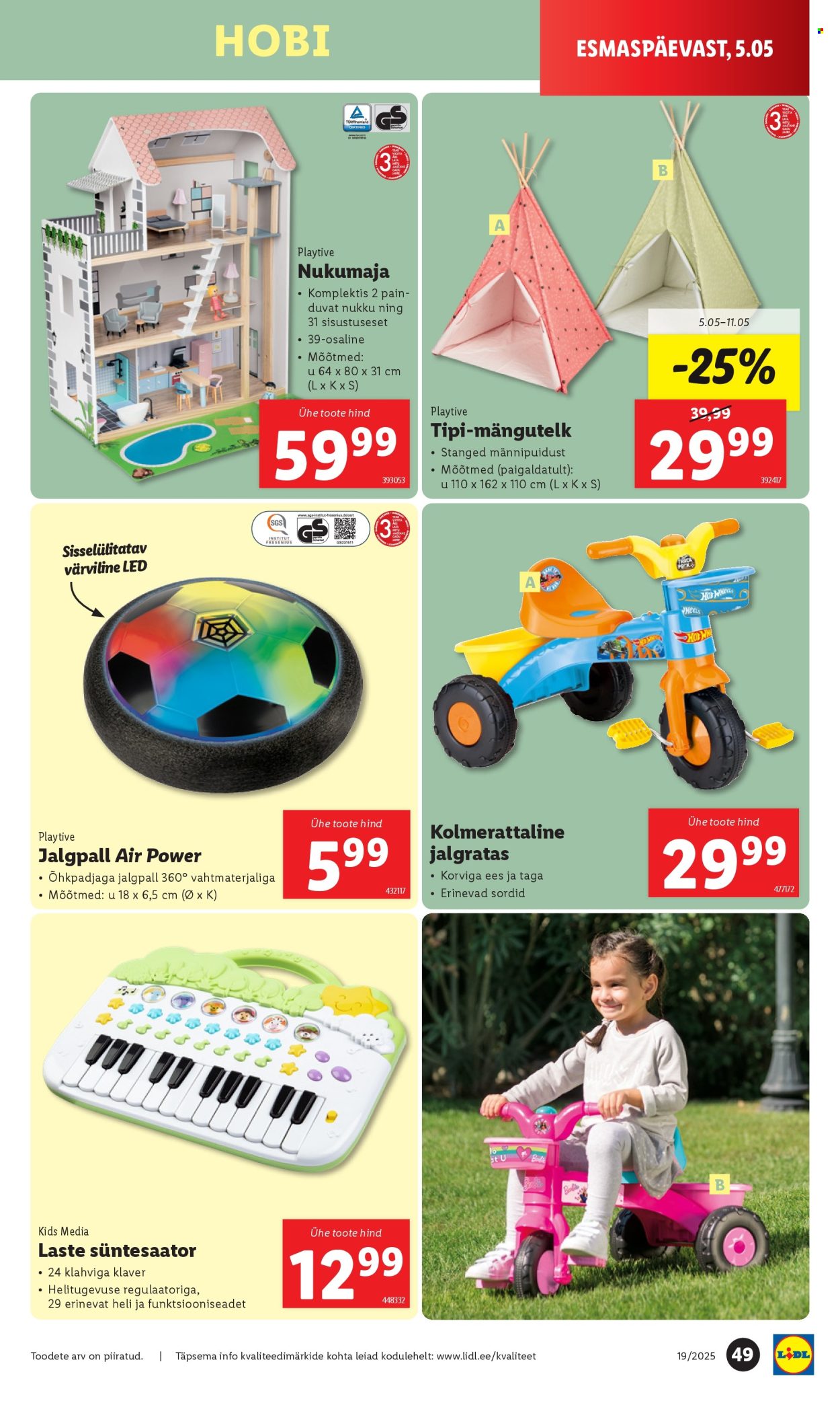 Lidl kliendileht - 08.05.2025 - 11.05.2025. Lehekülg 1
