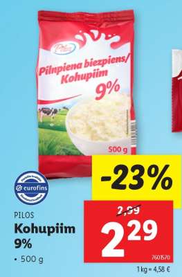 Pilos Kohupiim 9%
