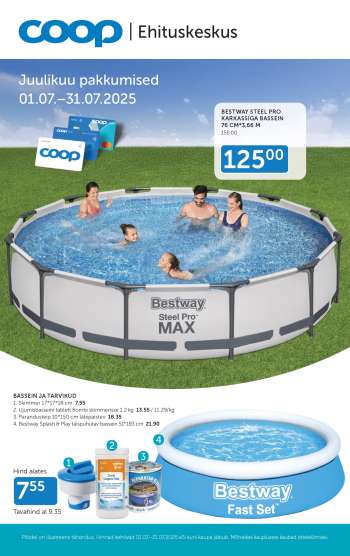 Kaupluse Coop kliendileht - 01.07.2025 - 31.07.2025.