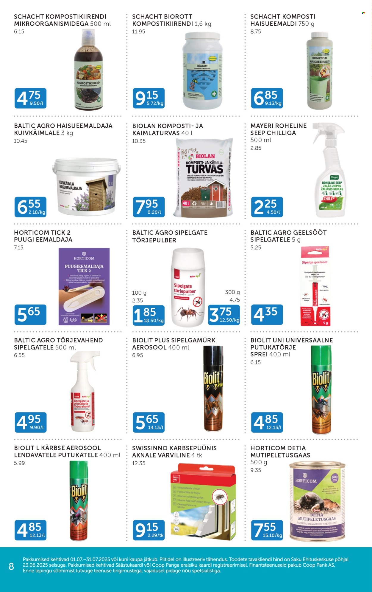 Coop kliendileht - 01.07.2025 - 31.07.2025. Lehekülg 8