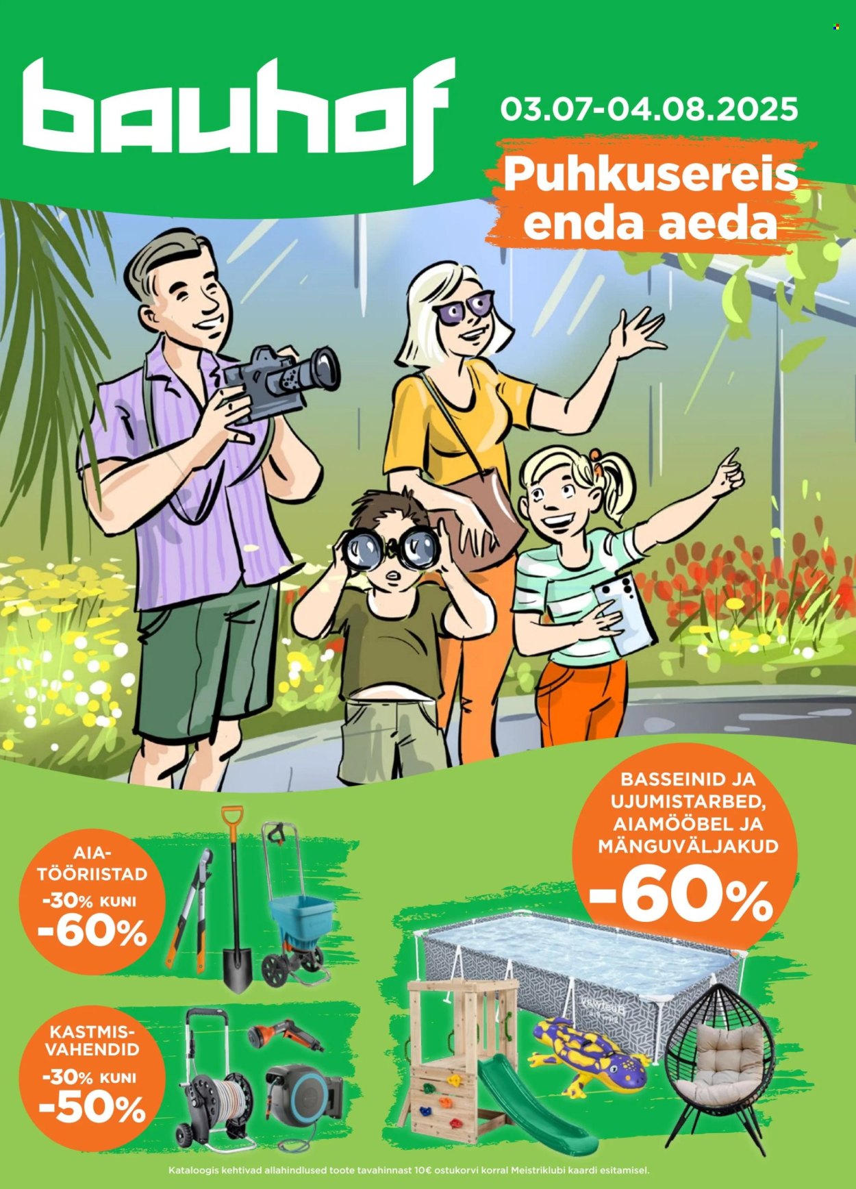 Bauhof kliendileht - 03.07.2025 - 04.08.2025. Lehekülg 1