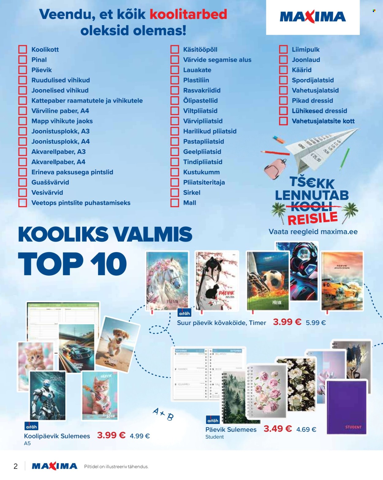 Maxima kliendileht - 31.07.2025 - 03.09.2025. Lehekülg 2