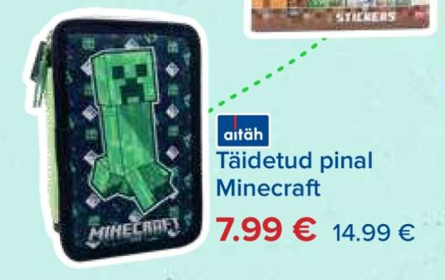 Täidetud pinal Minecraft