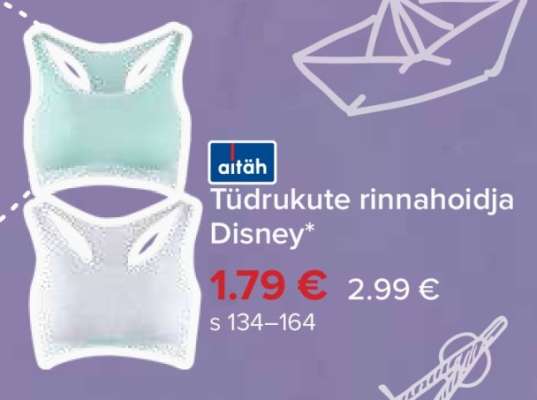 Tüdrukute rinnahoidja Disney