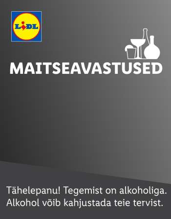 Kaupluse Lidl kliendileht.