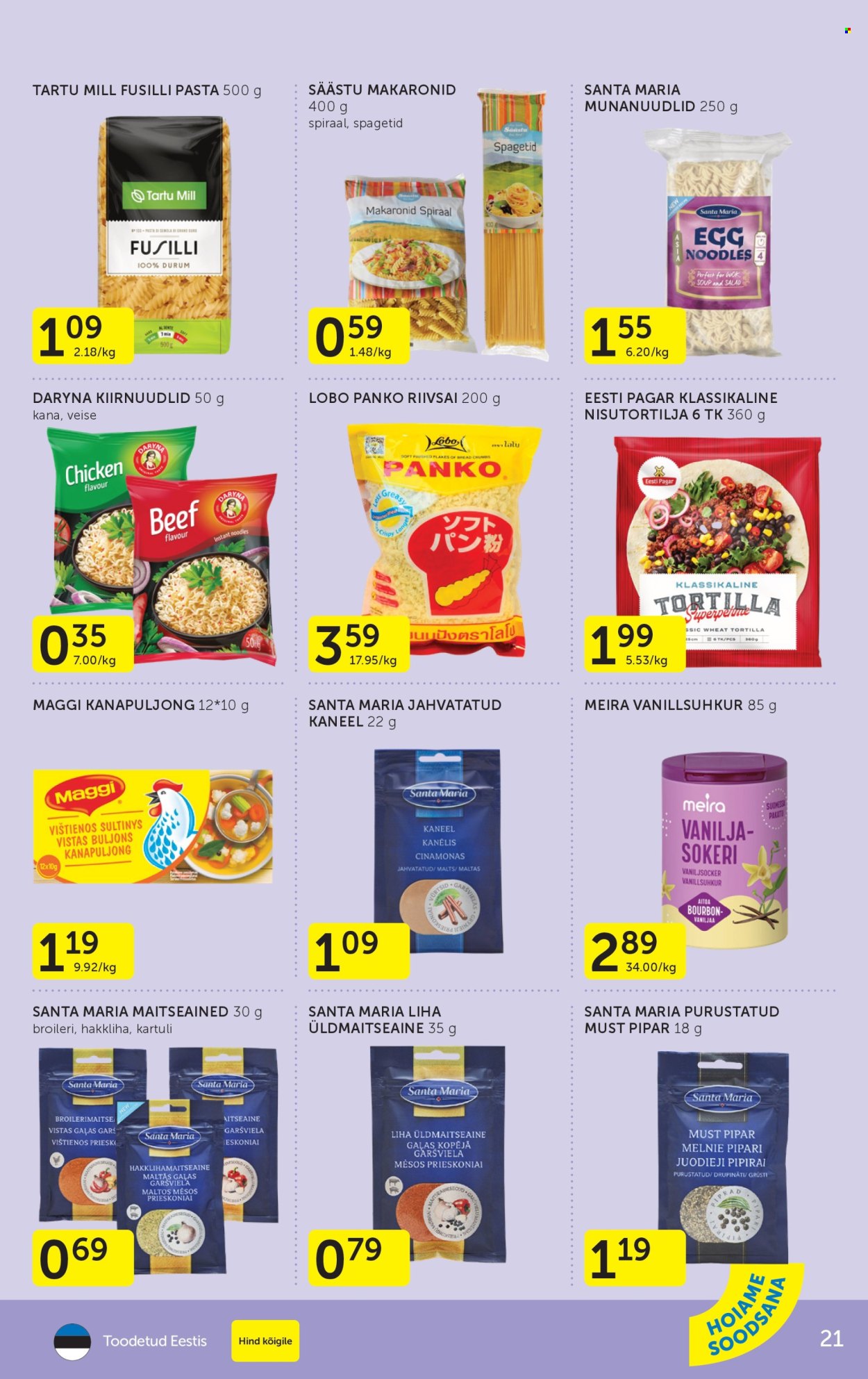 Coop kliendileht. Lehekülg 21