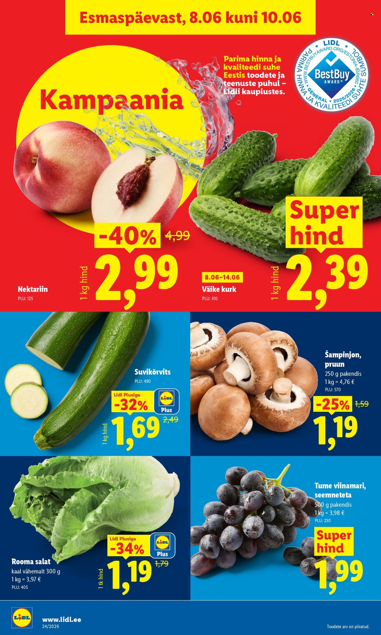 Lidl kliendileht - 08.06.2026 - 14.06.2026. Lehekülg 4