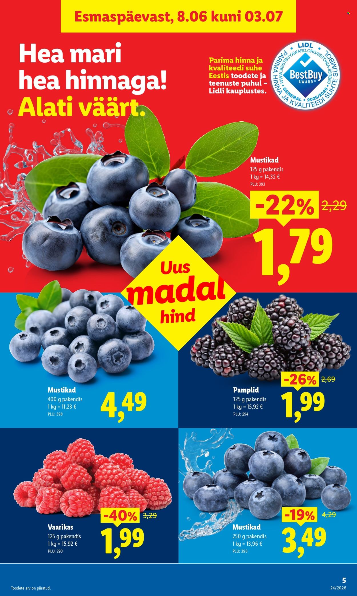 Lidl kliendileht - 08.06.2026 - 14.06.2026. Lehekülg 5