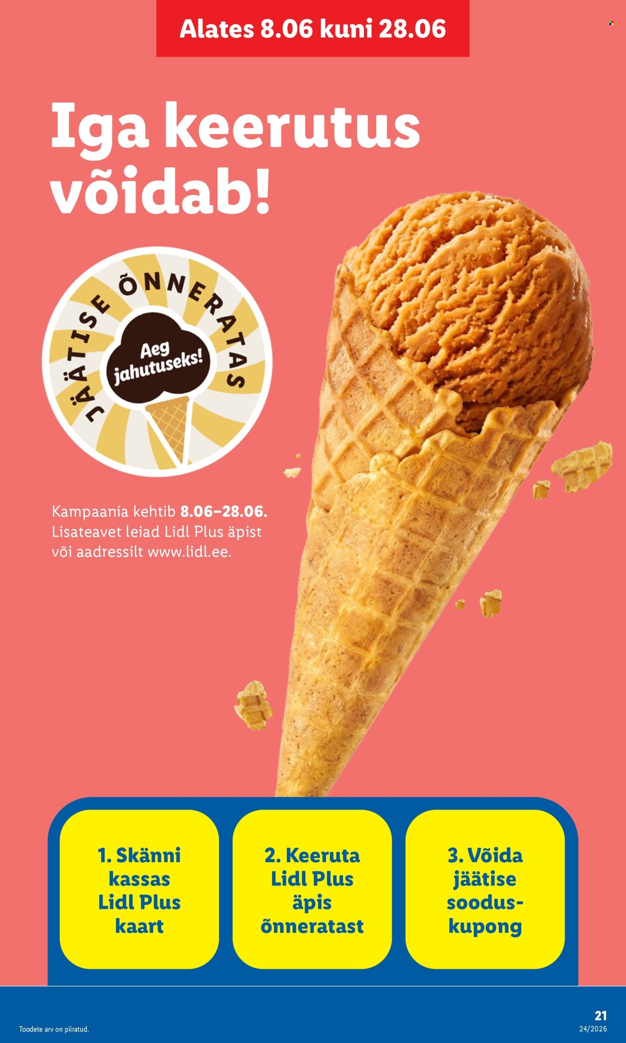 Lidl kliendileht - 08.06.2026 - 14.06.2026. Lehekülg 21