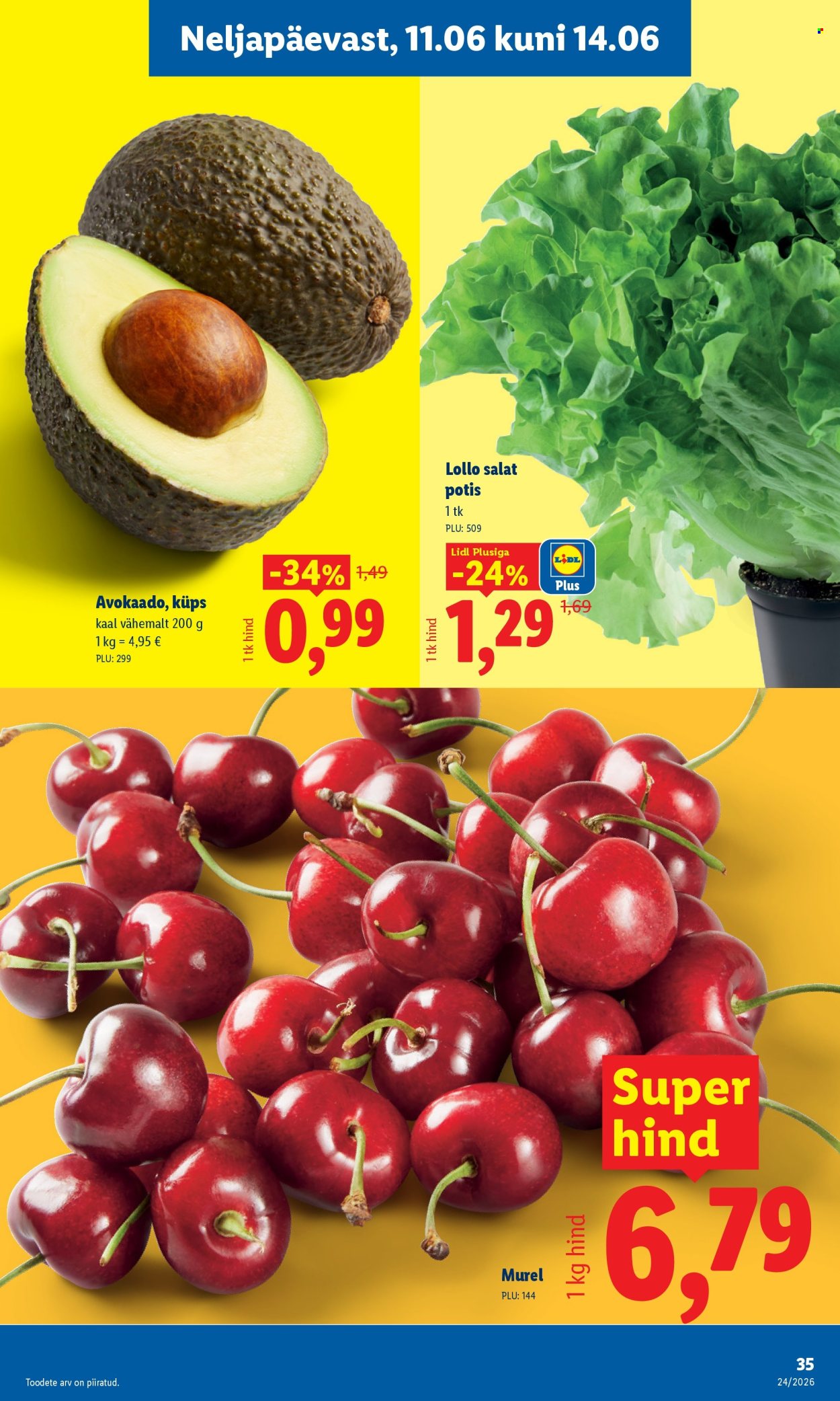 Lidl kliendileht - 08.06.2026 - 14.06.2026. Lehekülg 35