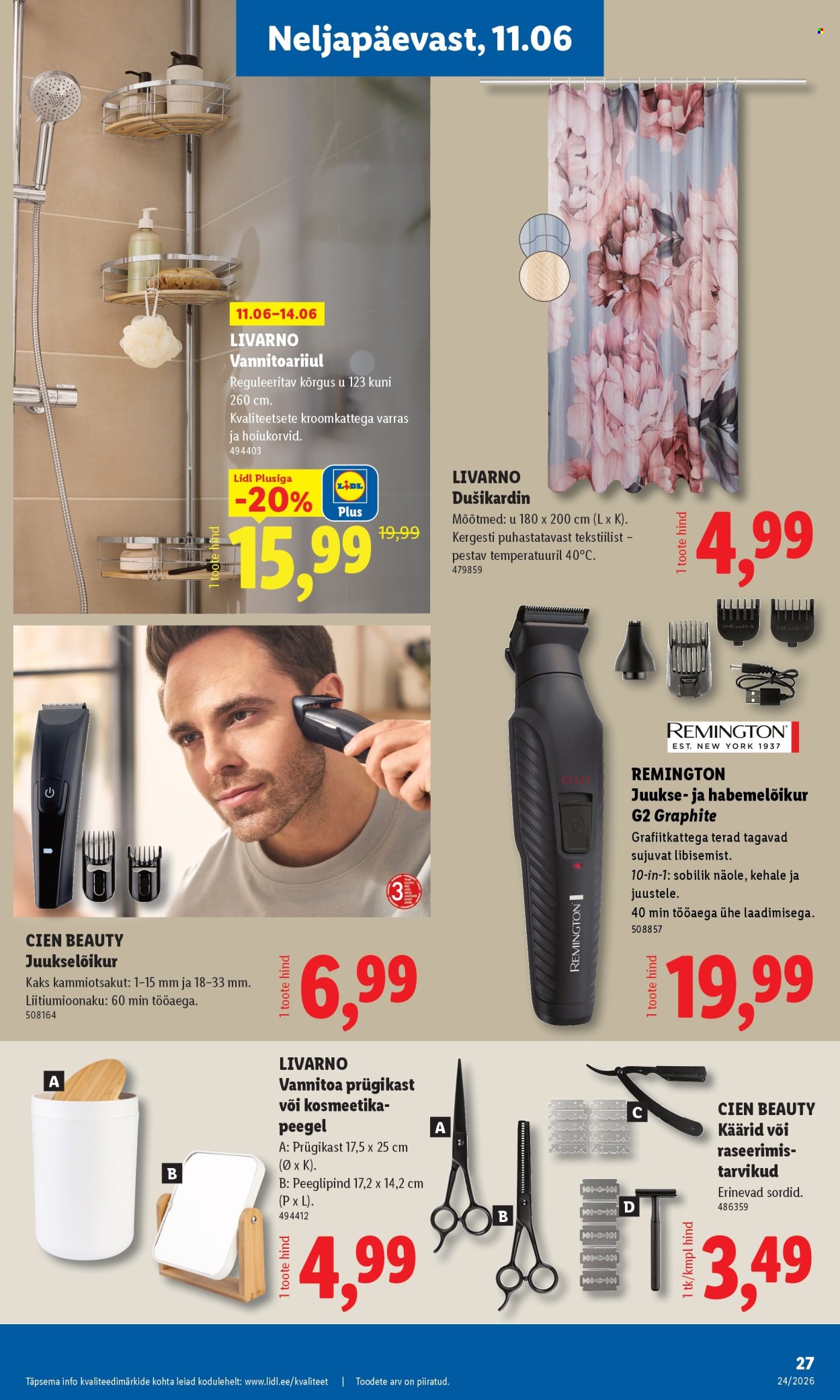 Lidl kliendileht - 08.06.2026 - 14.06.2026. Lehekülg 27