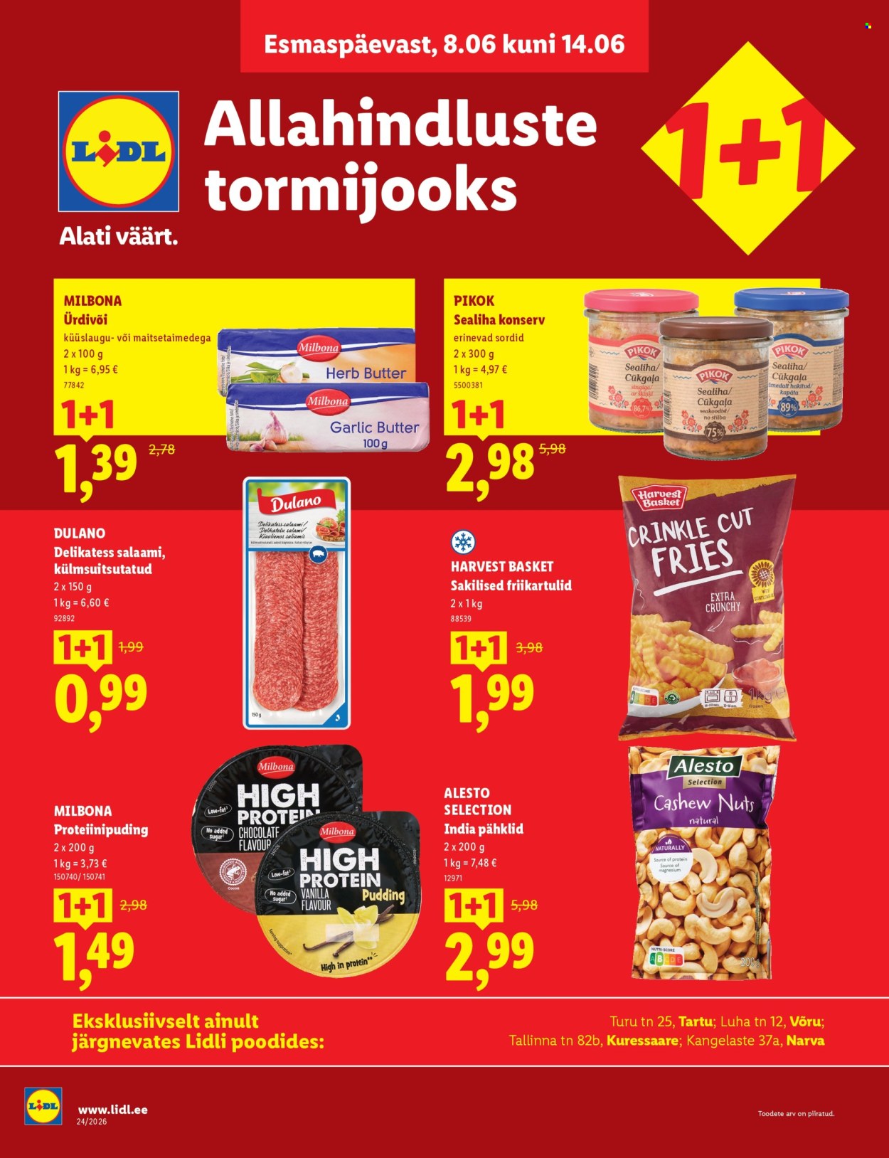 Lidl kliendileht - 08.06.2026 - 14.06.2026. Lehekülg 1