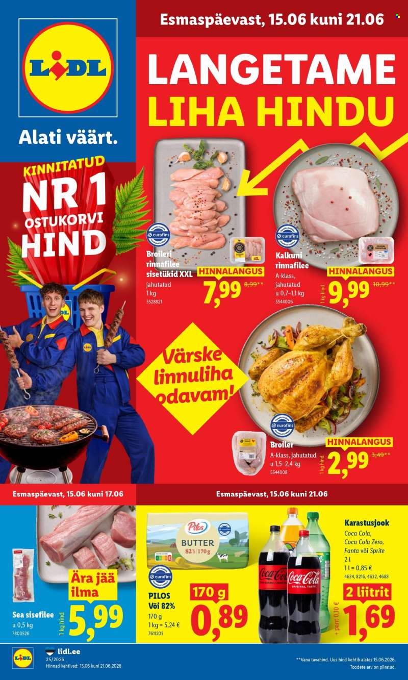 Kaupluse Lidl kliendileht - 15.06.2026 - 21.06.2026.