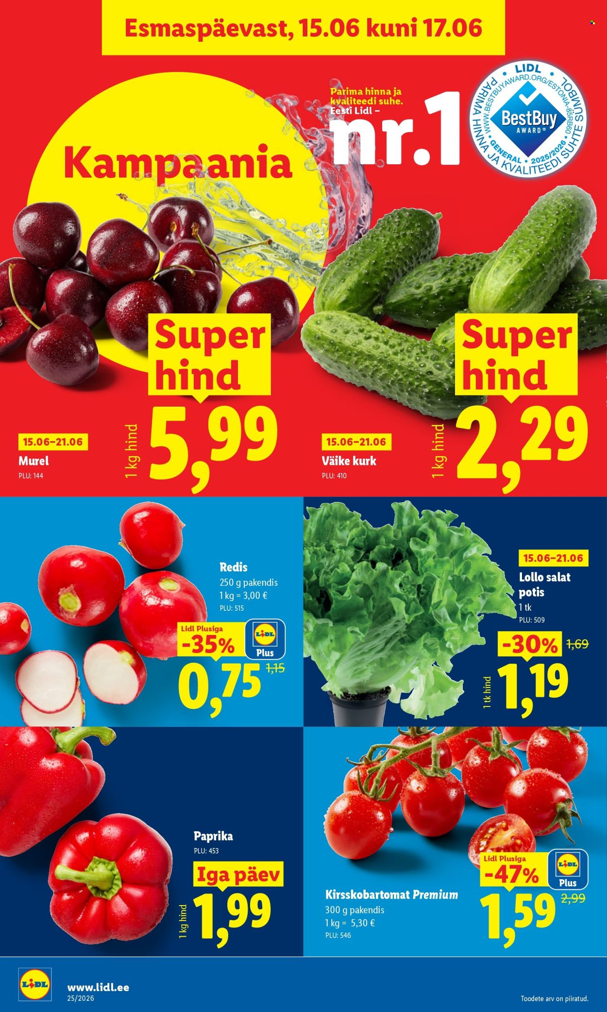 Lidl kliendileht - 15.06.2026 - 21.06.2026. Lehekülg 4