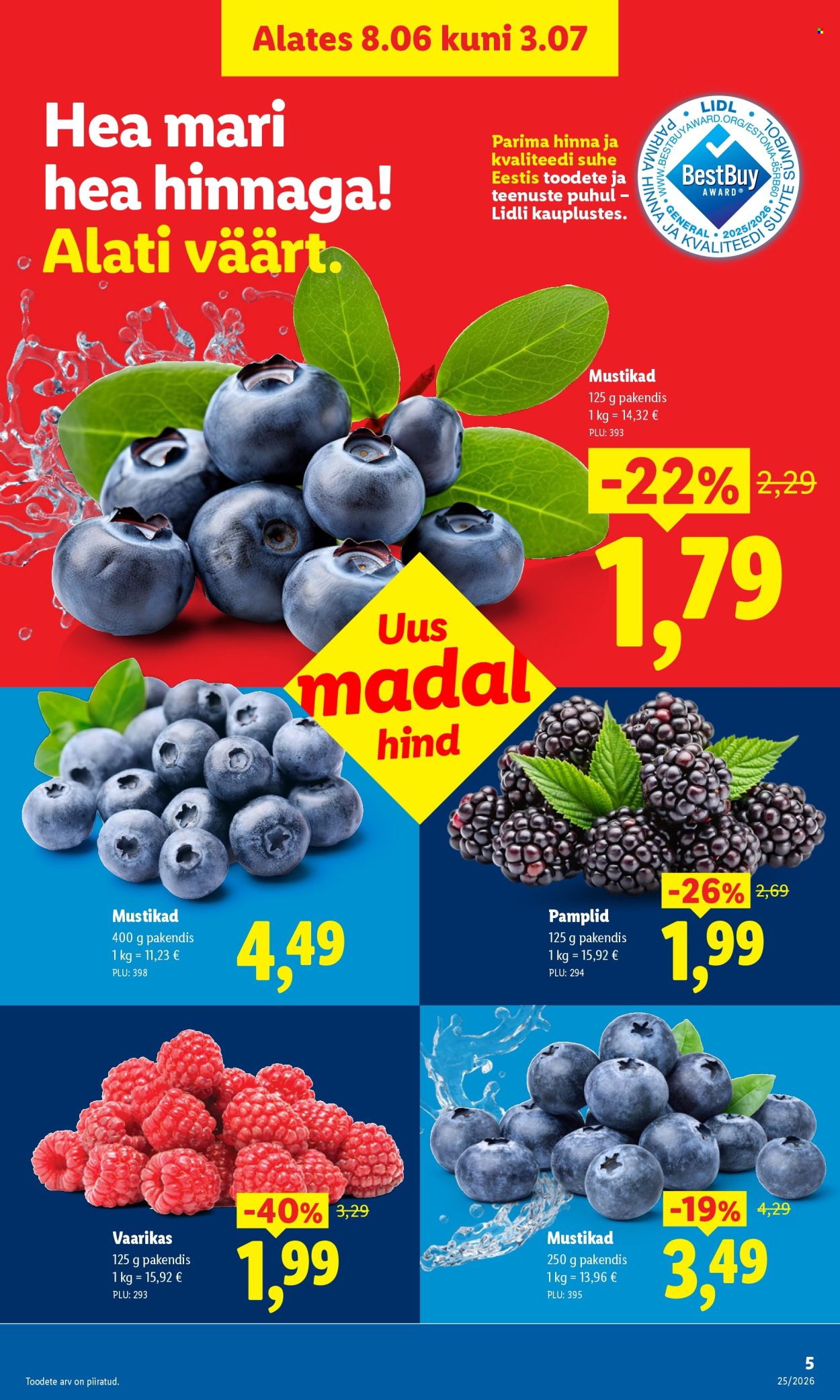 Lidl kliendileht - 15.06.2026 - 21.06.2026. Lehekülg 5