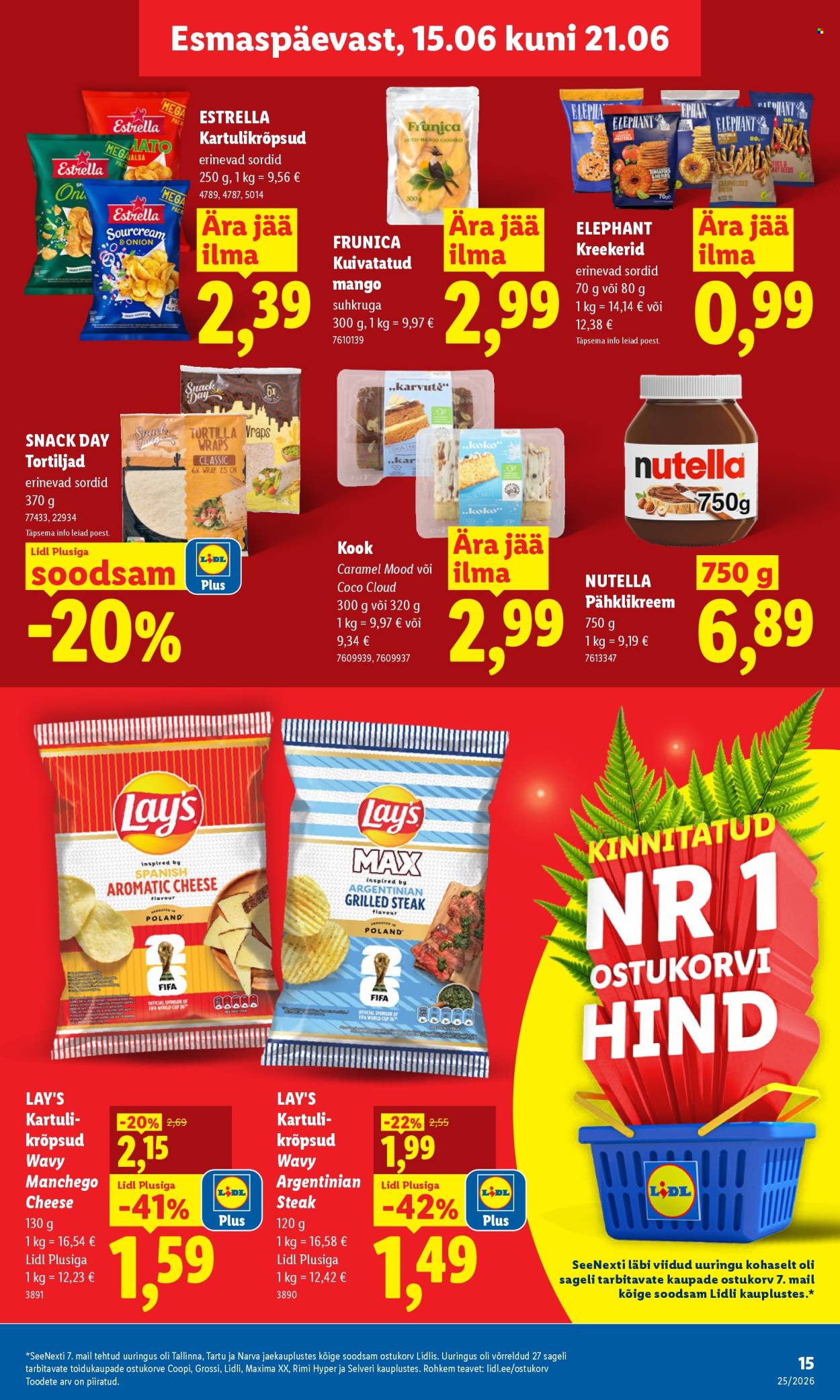 Lidl kliendileht - 15.06.2026 - 21.06.2026. Lehekülg 15
